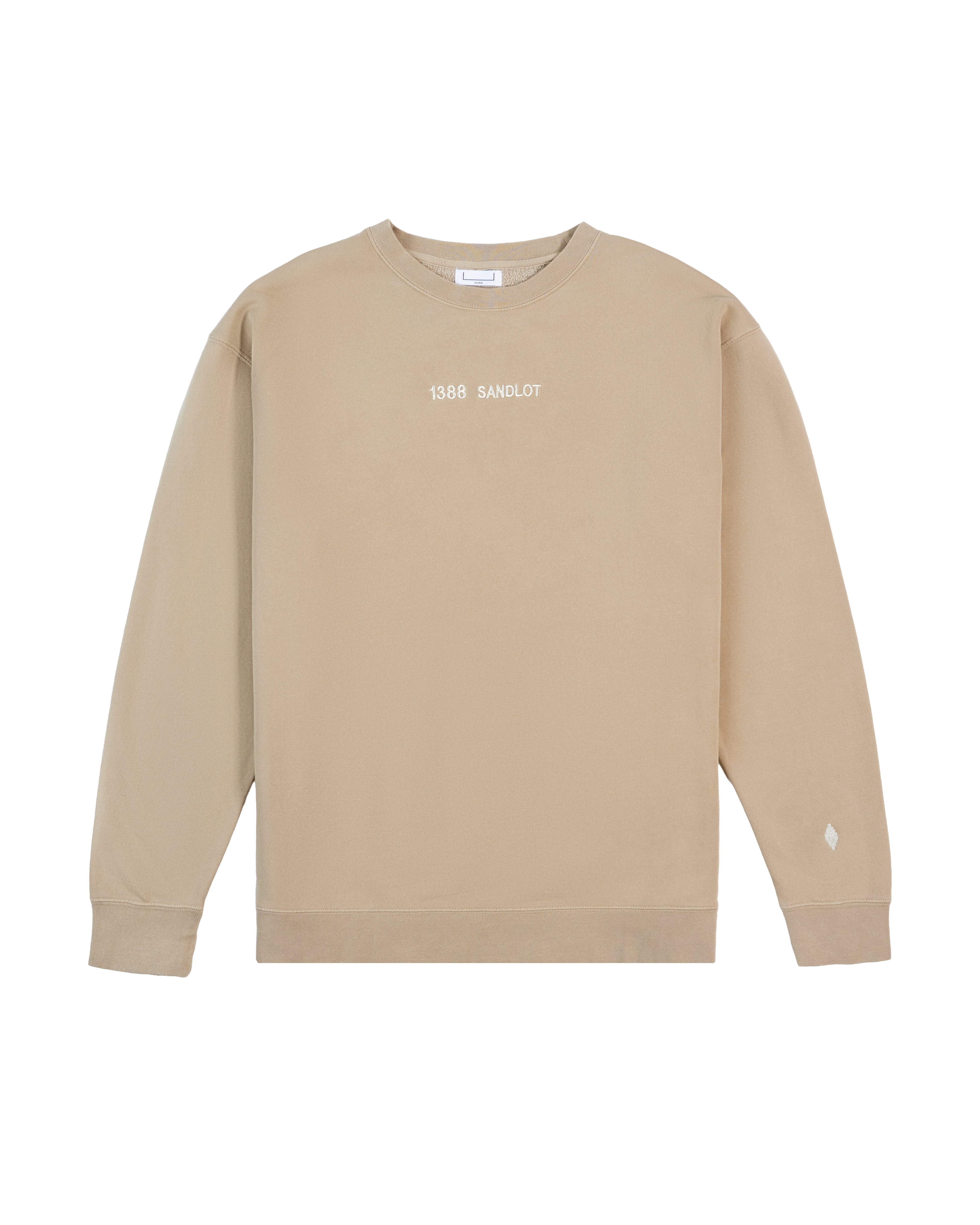 1388 Sandlot Tan Crewneck
