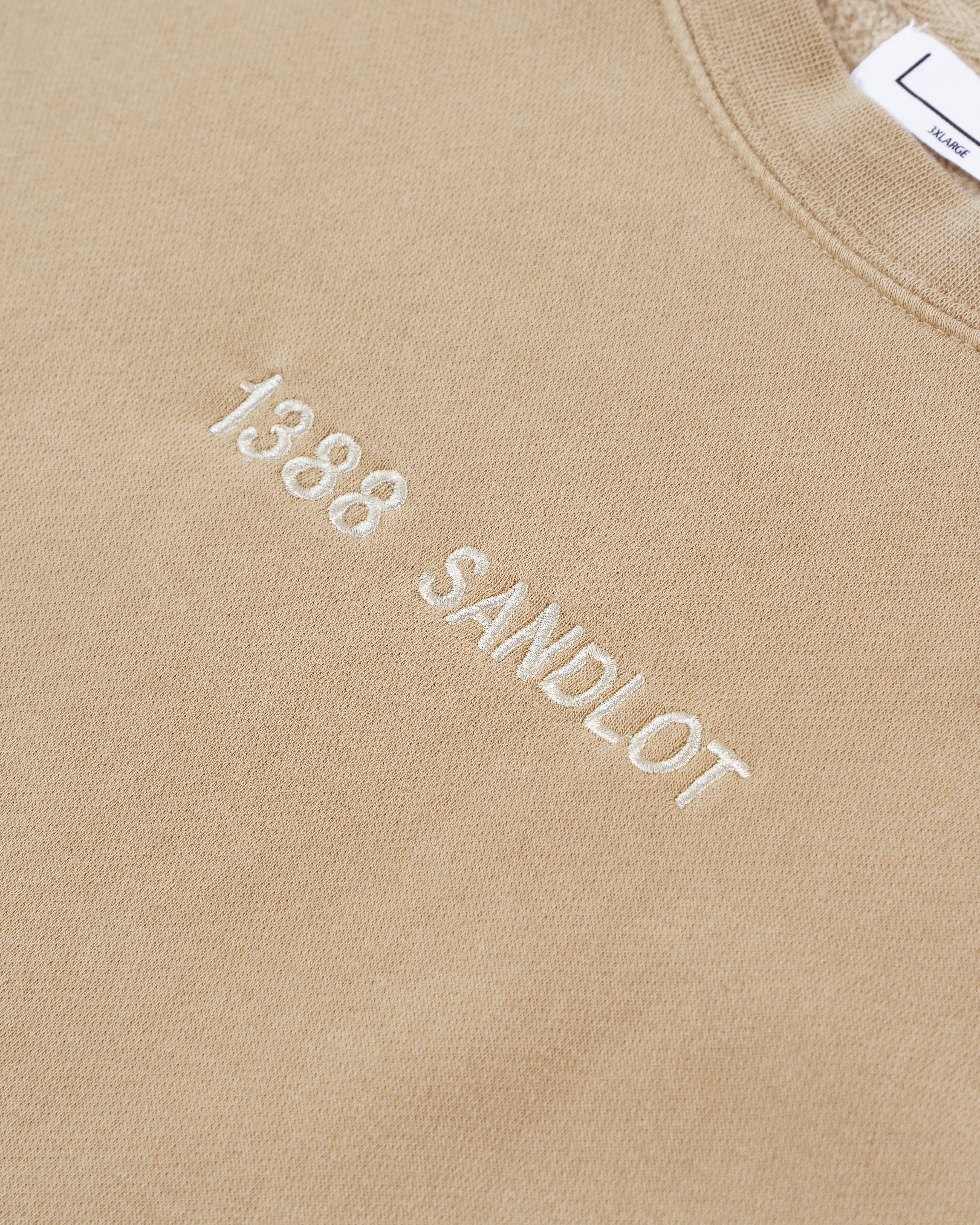 1388 Sandlot Tan Crewneck